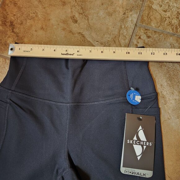 Skechers Go Walk Go Flex Leggings – Women’s Small, Black, Midcalf, NWT - Picture 4 of 7